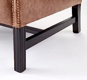 George Wing chair Undercarriage close up