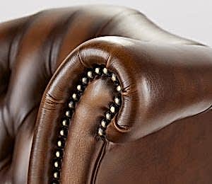Scroll Wing Chair close up