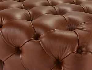 Sophie Chesterfield Foot stool close up